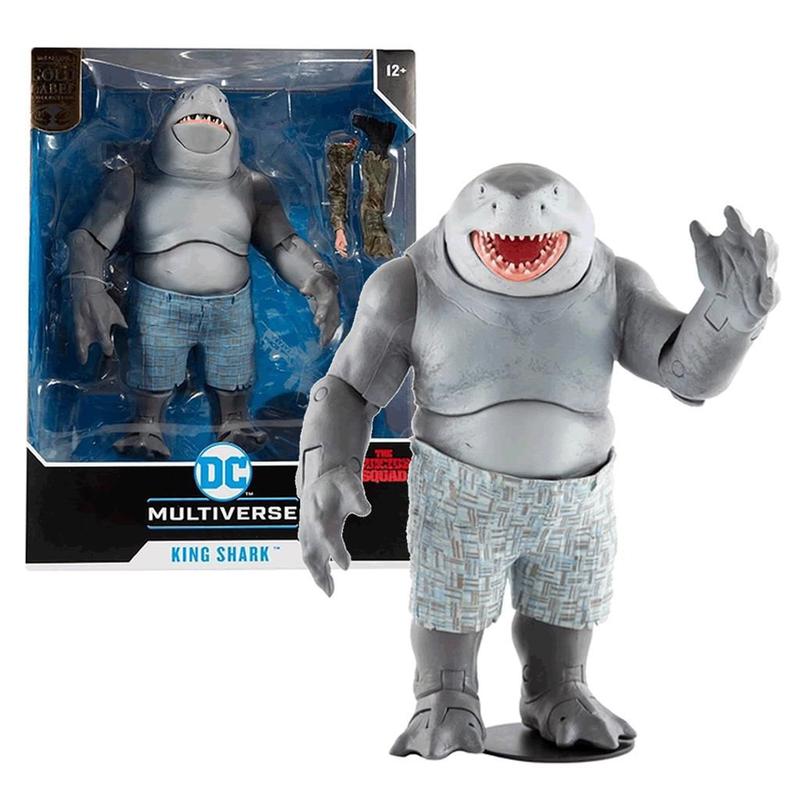 Boneco King Shark Dc Multiverse McFarlane Suicide Squad Fun - Fun